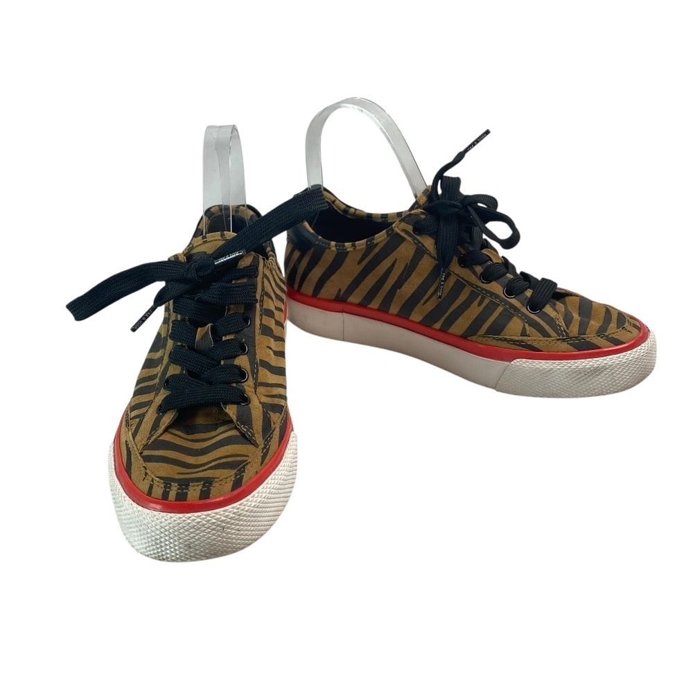 RAG & BONE Army Animal-Print Low Top Suede Sneakers Size 37.5 - Picture 2 of 10